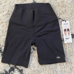 High waisted alo biker shorts
